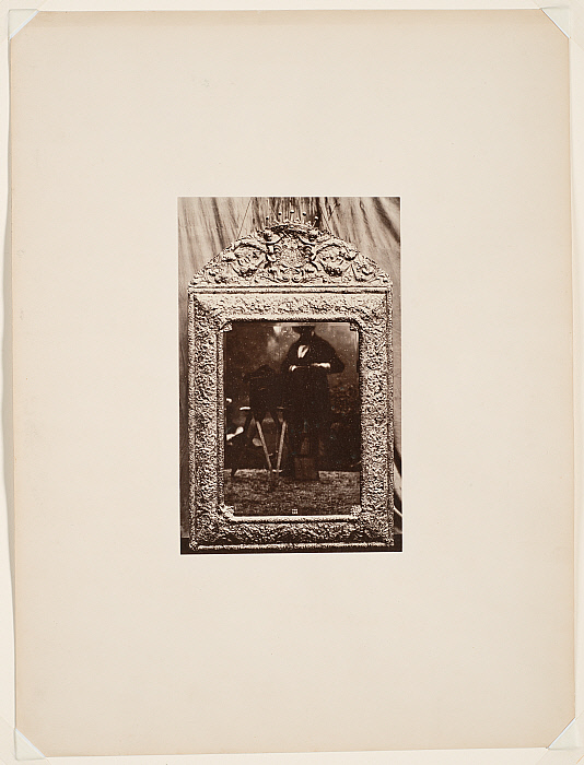 Silver Repousse Mirror from Knole House Slider Image 2